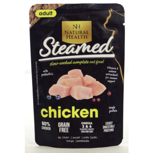 Natural Health Cat Steamed Grain Free Chicken 85 gram